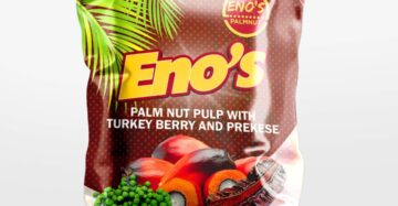 Palm nut pulp product packaging design